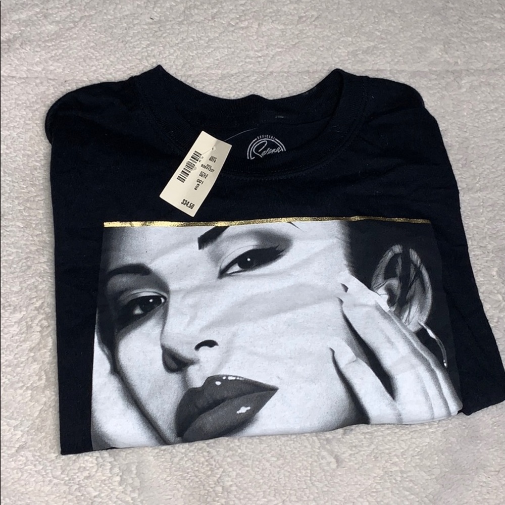 Selena cropped shirt